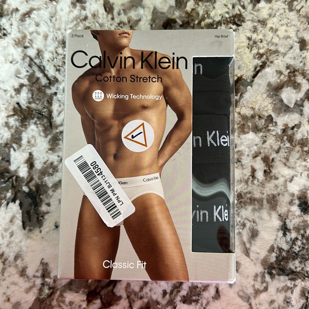 Calvin Klein, hip brief mens underwear, Large, NIB